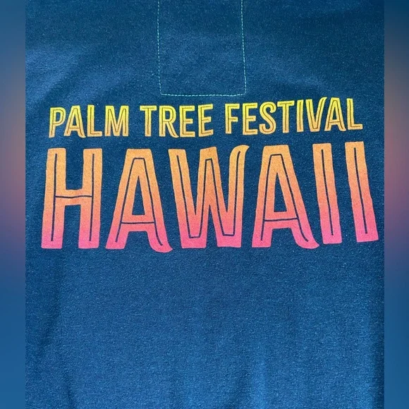 AVIATOR NATION x Palm Tree Music Festival North Shore Oahu Hoodie Unisex XS ๐ - Picture 11 of 13